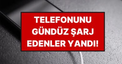 Gündüz Telefonunu Şarj Edenler İçin Kötü Haber