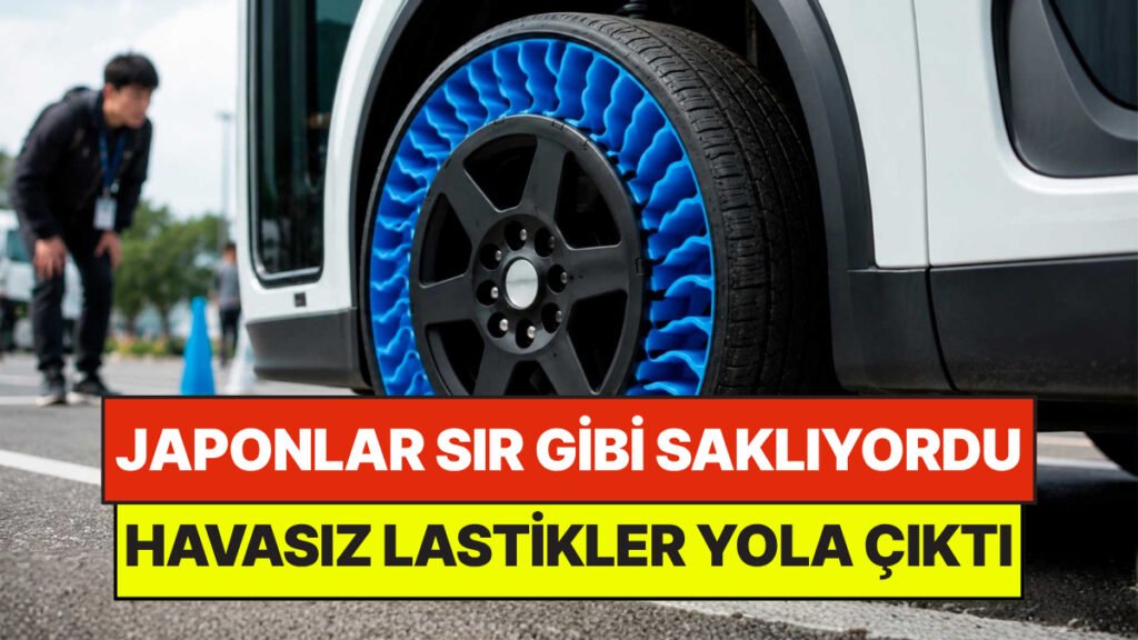 Çiviler Batsın, Hız Bitmesin: Japonların 18 Yıldır Üzerinde Çalıştığı Havasız Lastikler Yolda!