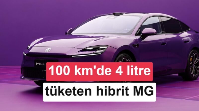 MG 07 PHEV, 100 km'de sadece 4 litre yakıt tüketimiyle piyasaya çıkıyor!