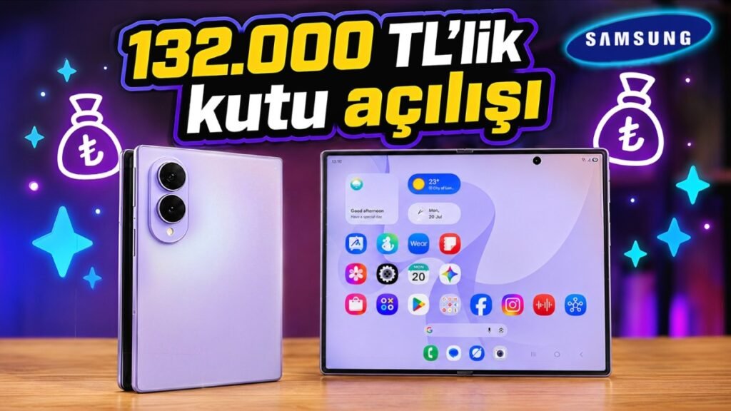 132.000 TL'lik Samsung Galaxy Z Fold 8'i İlk Kez Kutusundan Çıkardık!