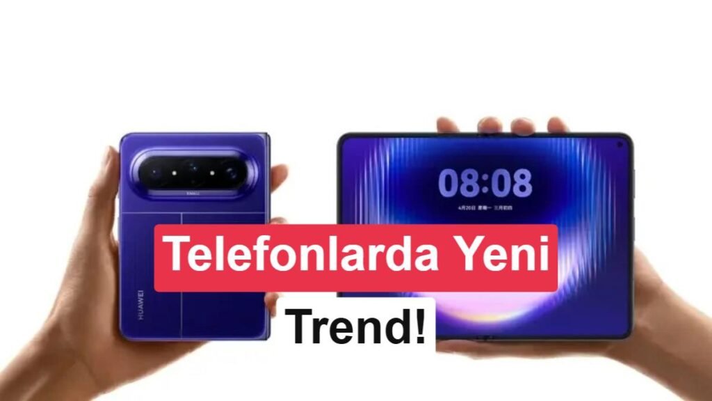 Apple ve Xiaomi Arasında: Geniş Ekranlı Katlanabilir Telefon Yarışı!