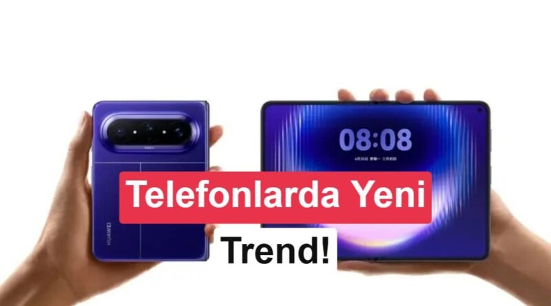 Apple ve Xiaomi Arasında: Geniş Ekranlı Katlanabilir Telefon Yarışı!