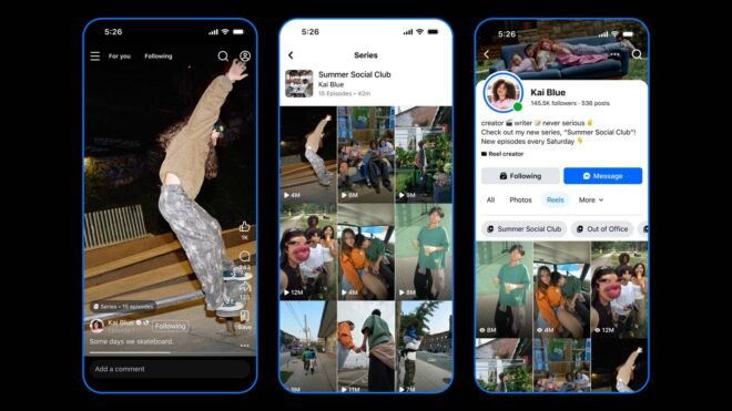 Meta, Instagram ve Facebook için "Series" Altyapısını Test Etmeye Başladı