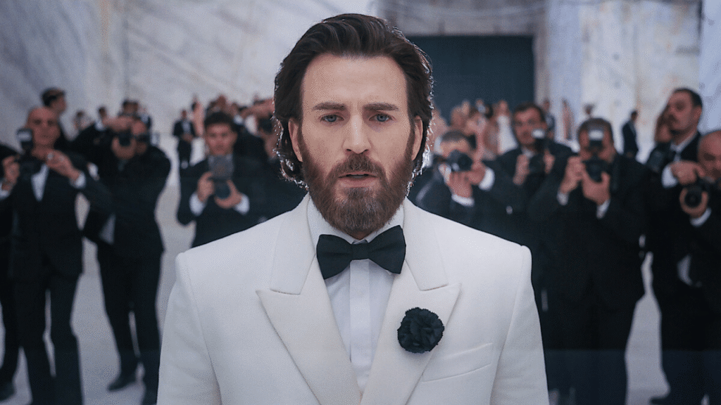 Romain Gavras'ın Yeni Kara Komedisi "Sacrifice"ten İlk Görseller Geldi: Anya Taylor-Joy, Chris Evans'ı Yanardağa Atmayı Planlıyor