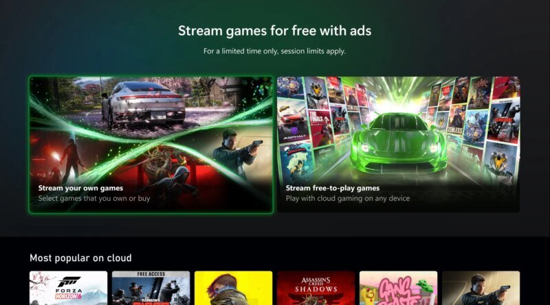 Reklam İzlemeye Razıysan, Xbox Oyunlarını Ücretsiz Oynayabilirsin!