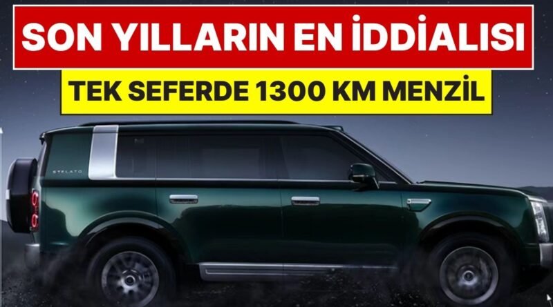 Huawei'den Tek Şarjla 1.300 Kilometre Yol Alabilen Arazi Aracı: Stelato G9 Tanıtıldı