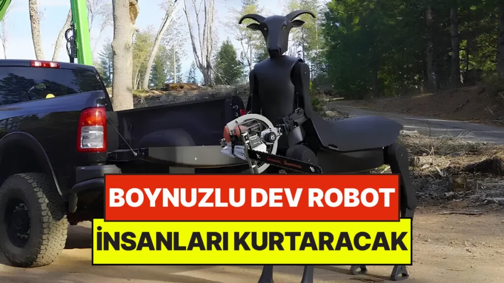 İki Metrelik Boynuzlu Robot Saha Çalışmalarına Katıldı: Orman Yangınlarıyla Mücadele İçin Tasarlandı