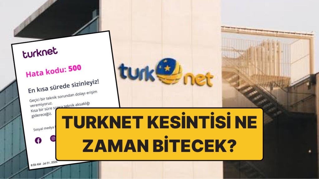 TurkNet Bağlantı Sorunları: İnternet Neden Çalışmıyor? Kesinti Ne Zaman Son Bulacak? Güncel Durum