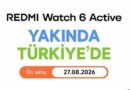 Redmi Watch 6 Active, Çok Yakında Türkiye'de Piyasaya Çıkıyor
