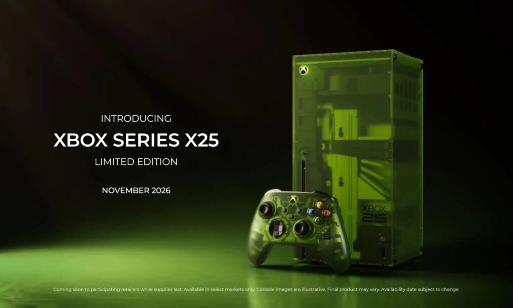 Xbox'ın 25. Yılına Özel Konsole, 1TB Series X'ten 100 Dolar Daha Fazla Olabilir!