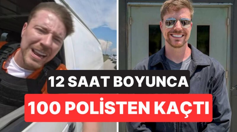 Ödül 500 Bin Dolar! MrBeast'in Kovalamaca Videosu İçin 100 Polis Görevde