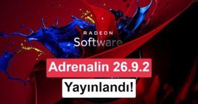 AMD Adrenalin 26.9.2 Sürümü Yayınlandı: 6 Yeni Oyun Desteği Eklendi