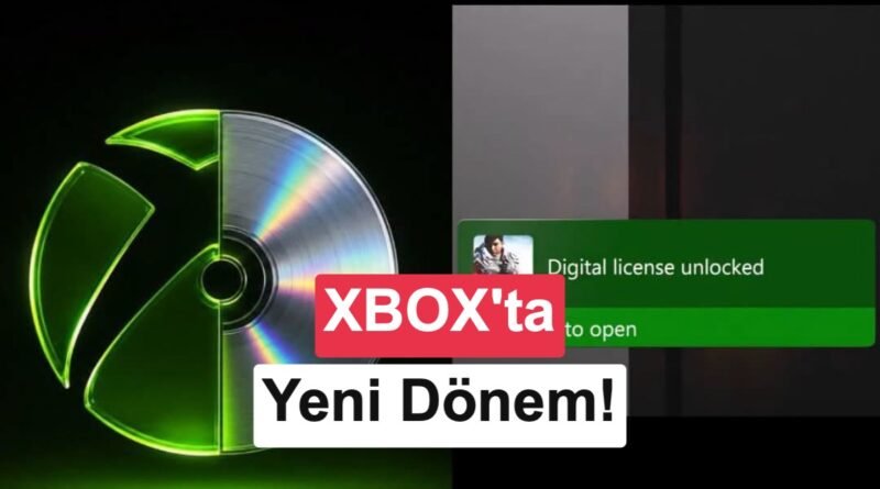 XBOX, diskten dijital sisteme herkese açıldı.