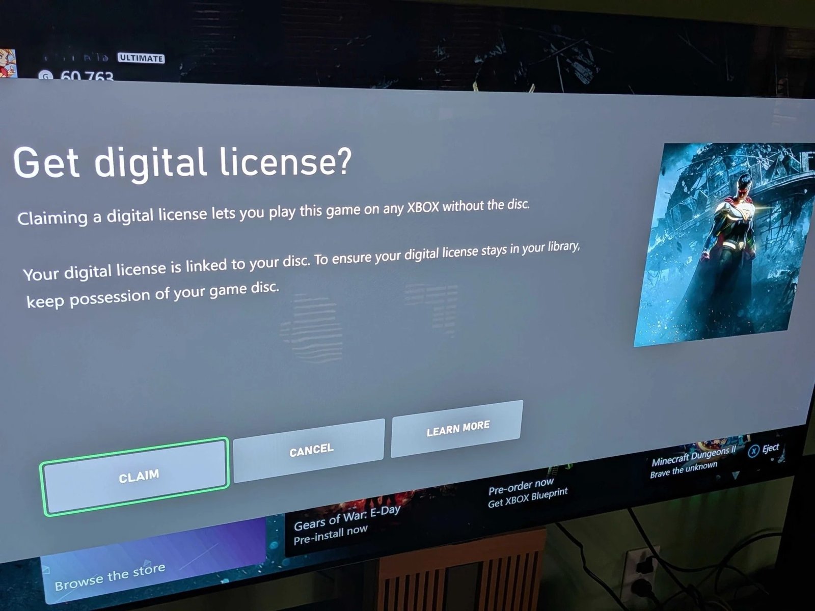 Xbox fiziksel disk dijital lisansa dönüştürme